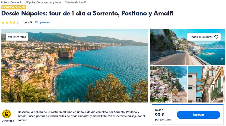 mejores tours desde napoles