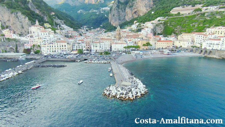 Vista panorámica de Amalfi