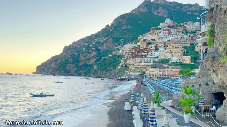 Atadecer en Positano