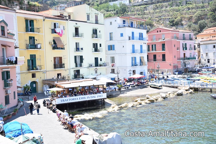 Restaurantes en Marina Grande de Sorrento
